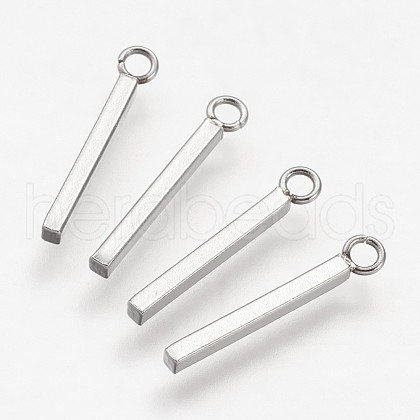 Tarnish Resistant 304 Stainless Steel Pendants STAS-F041-53-1