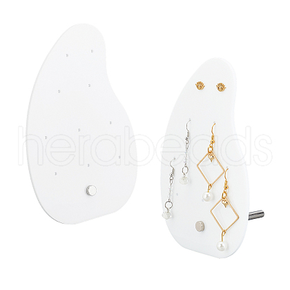 Acrylic Earrings Display Frame EDIS-WH0006-17C-1