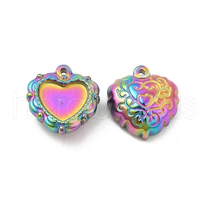 Ion Plating(IP) 304 Stainless Steel Pendants STAS-B032-33MC-1