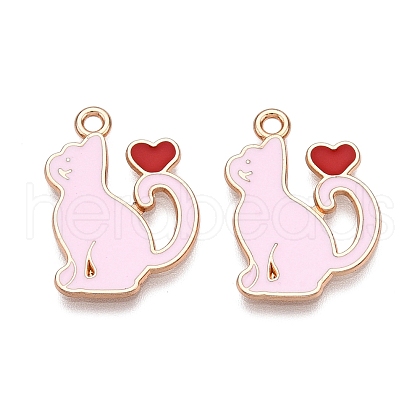 Alloy Enamel Pendants ENAM-T020-59C-1
