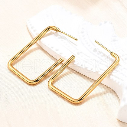 201 Stainless Steel Stud Earrings EJEW-I245-18E-1