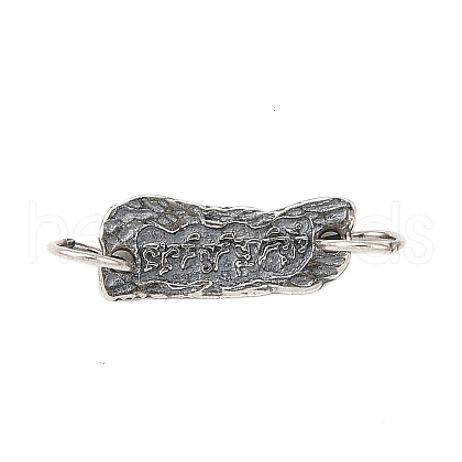 S925 Sterling Silver Connector Charms STER-Q006-03AS-1