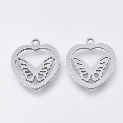 Non-Tarnish 201 Stainless Steel Pendants STAS-S110-008P-1