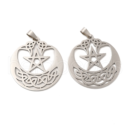 Non-Tarnish 201 Stainless Steel Pendants STAS-K251-009-1