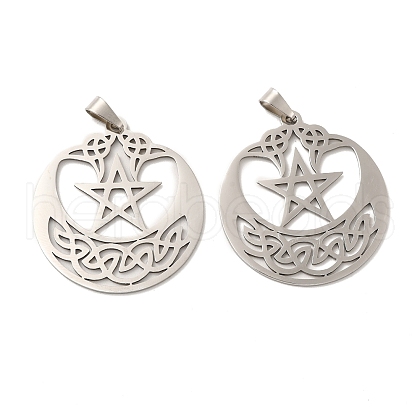 201 Stainless Steel Pendants STAS-K251-009-1