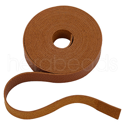 Flat Imitation Leather Cord OCOR-WH0086-69B-04-1