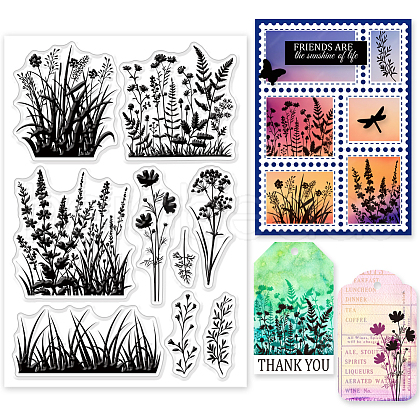 Custom Summer Theme PVC Plastic Clear Stamps DIY-WH0631-0219-1