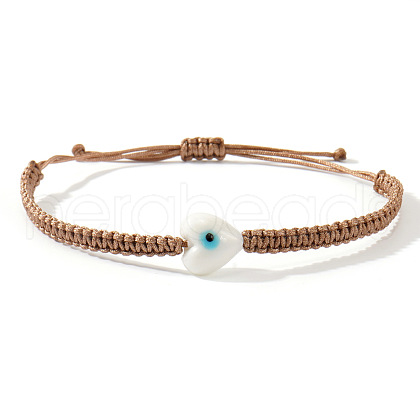 Bohemian Style Glass Beads Braided Bead Bracelets FR5160-6-1