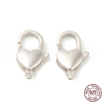 925 Sterling Silver Lobster Claw Clasps STER-NH0001-31S-1