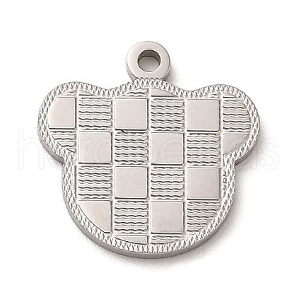 Non-Tarnish 304 Stainless Steel Pendants STAS-E199-01P-1