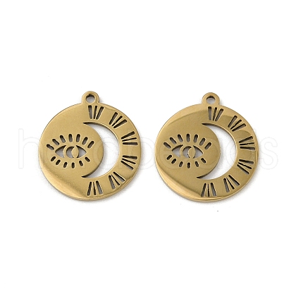 304 Stainless Steel Pendants STAS-U052-02A-G-1