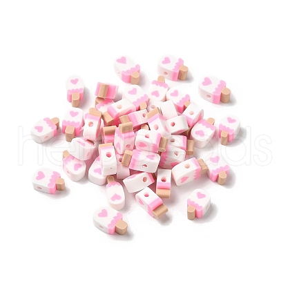Handmade Polymer Clay Beads CLAY-H005-18B-01-1