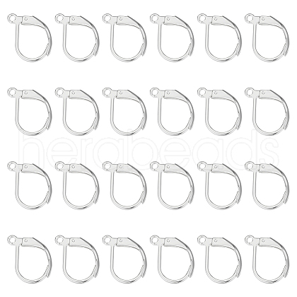 Unicraftale 40Pcs 304 Stainless Steel Leverback Earring Findings STAS-UN0041-87-1