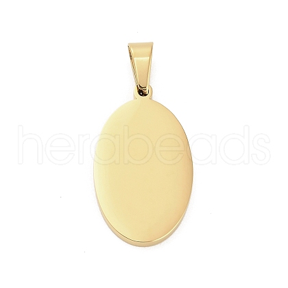 304 Stainless Steel Stamping Blank Tag Pendants STAS-H333-02G-1