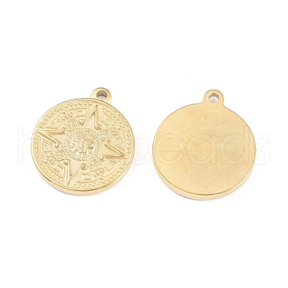 304 Stainless Steel Pendants STAS-E481-04G-1