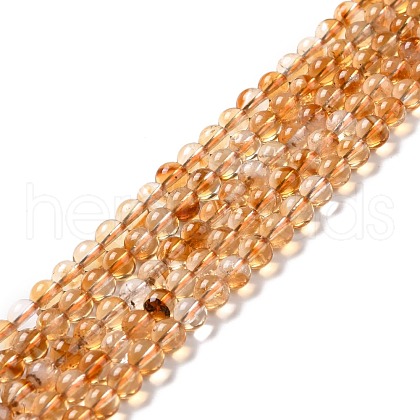 Natural Citrine Bead Strands X-G-P466-01D-1