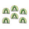 St. Patrick's Day Themes Printed Wood Pendants WOOD-V002-02E-1