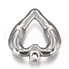 Non-Tarnish 304 Stainless Steel Open Pendants STAS-I105-09P-C-2