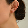 Fashionable Simple Stainless Steel Round Hoop Earrings BX6827-5