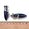 Natural Lapis Lazuli Pointed Big Pendants G-B077-02P-02-3