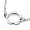 Tarnish Resistant 201 Stainless Steel Link Bracelets with Cable Chains BJEW-P297-01P-A-2