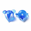 Handmade Transparent Lampwork Beads LAMP-T011-12D-2