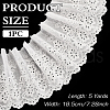 MAYJOYDIY US 5 Yards Cotton Embroidery Flower Lace Trim OCOR-MA0001-30-2