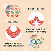 Spritewelry DIY Star & Rhombus & Heart Dangle Earring Making Kit DIY-SW0001-02-3