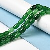 Natural Dyed Jade Beads Strands G-M402-A01-09-2