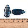 Natural Dragon Veins Agate Pendants G-N0325-16E-3