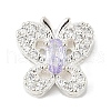 Brass Micro Pave Cubic Zirconia Beads KK-K297-34A-S-2