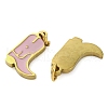 Ion Plating(IP) 304 Stainless Steel Enamel Charms X-STAS-Z104-05G-2