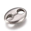 Non-Tarnish 304 Stainless Steel Oval Links Connectors STAS-L247-008P-3
