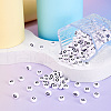 Yilisi 500Pcs Acrylic Horizontal Hole Letter Beads OACR-YS0001-03O-4