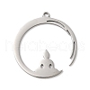Non-Tarnish 201 Stainless Steel Pendants STAS-B049-12P-1