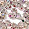 Sparkling Acrylic Rhinestone Round Beads OACR-NH0002-01B-01-2