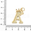 Brass Micro Pave Cubic Zirconia Pendants KK-I723-50G-02-4