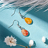 Natural Banded Agate/Striped Agate Cabochons G-FH0001-06-7