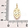 Brass Micro Pave Cubic Zirconia Pendants KK-N261-07G-3