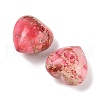 Mother's Day Gifts Dyed Natural Imperial Jasper Heart Palm Stone G-Q021-03C-2