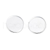 Brass Ear Studs Settings IFIN-Q005-S-1