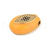 Rack Plating Brass Micro Pave Cubic Zirconia Pendants KK-P277-28G-04-2