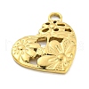 PVD Vacuum Plating 304 Stainless Steel Pendants STAS-L278-036G-2