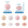 80Pcs 8 Style Food Grade Eco-Friendly Silicone Beads SIL-TA0001-04-17