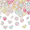 SOFPLATE 120Pcs 15 Styles Transparent Acrylic Beads TACR-SP0001-15-1