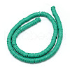 Handmade Polymer Clay Bead Strands CLAY-T002-6mm-08-2