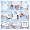 Rectangle Paper Biscuit Boxes with Clear Window CON-WH0107-03-5