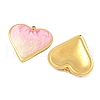 304 Stainless Steel Enamel Pendants STAS-V015-42G-02-2