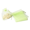 100Pcs Rectangle Organza DIY Craft Drawstring Bags PW-WG69155-14-1