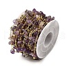 Handmade Natural Amethyst Chip Beaded Chains CHC-F020-09G-10-3